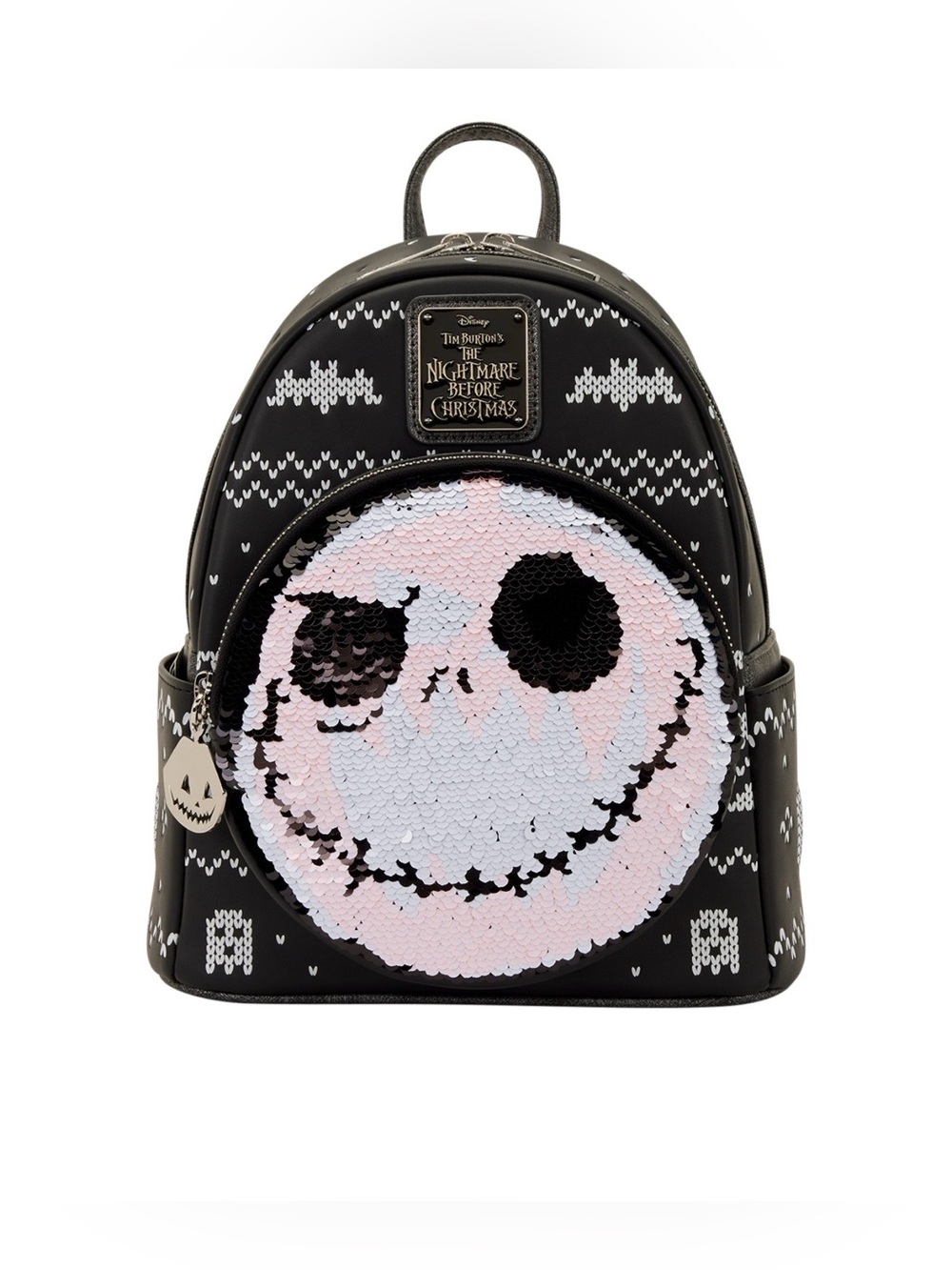 Loungefly- The Nightmare Before Christmas Jack Reversible Sequins Backpack
